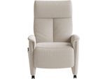 TV-Sessel SIT & MORE "Cremona Comfort", beige (creme), B:76cm H:110cm T:84cm, 100% Polyester, Sessel, wahlweise manuell oder elektrischer Funktion mit Akku