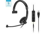 Sennheiser Headset SC 45 USB MS, Dual-Konnektivität, kabelgebunden, einseitig