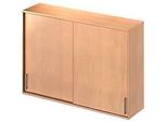 Schäfer Shop Genius Aufsatz-Schiebetürenschrank TETRIS WOOD, 3 OH, B 1600 mm, Buche-Dekor
