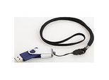 USB-Stick "Gyro", 64 GB, blau