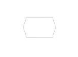 Etiketten mit Wellenrand, 26 x 12 mm, 10 Rollen, weiss (ablösbar)
