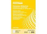Schäfer Shop Select Wetterfeste Etiketten, 99,1 x 34 mm, transp. matt, 20 Blatt