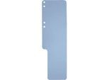 Aktenschwänze Exacompta, blanko, B 100 x H 320 mm, mit Seitenfalz, genutet & gelocht, Blauer Engel, Recycling-Karton, hellblau, 100 Stück