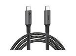 USB 4.0 Lade/-Datenkabel Good Connections, USB-C an USB-C, Leistung 100 W, bis 20 Gbit/s, Länge 1,8 m, schwarz