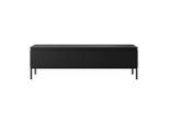 Selsey Tv-Schrank, Schwarz, Metall, 2 Fächer, Rechteckig, 150x46x32 cm, Wohnzimmer, Wohnwände, Lowboards, Lowboards stehend