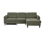 Ecksofa Coco ¦ grün ¦ Maße (cm): B: 258 H: 89 T: 168.0