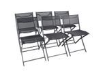 Gardenson , Schwarz , Metall, Textil , 45x79x46 cm , klappbar, UV-beständig, regenabweisend, abwischbar ,