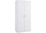 Schlafzimmer-Set RAUCH "Kleiderschrank Schrank Garderobe Schlafzimmer Büroschrank BUCHHOLZ", weiß (alpinweiß), Holzwerkstoff, Schlafzimmermöbel-Sets, (3-tlg.) mit abschließbaren Türen MADE IN GERMANY