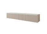 P & B Lowboard, Beige, Kaschmir, Kunststoff, kaltweiß, 180x30x33 cm, stehend, hängend, Beleuchtung, Wohnzimmer, Wohnwände, Lowboards, Lowboards stehend
