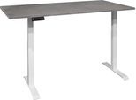 Schreibtisch MÄUSBACHER "Big System Office", weiß (weiß matt, graphit, weiß matt, graphit), B:120cm, Tische, Schreibtisch, Breite 120 cm, elektrisch höhenverstellbar