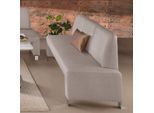 Polsterbank EXXPO - SOFA FASHION "Intenso, Sitzbank, Breite 182 cm, wahlweise in Leder oder Textil", beige, B:182cm H:91cm T:67cm, NaturLeder;Strukturstoff (Zusammensetzung: Polyester 100%);Luxus-Microfaser (Zusammensetzung: Aufgeflockte 100% Polyester Schicht mit Prägung);Cord (Zusammensetzung: Polyester 100%), Sitzbänke, Polsterbank, hohe Bodenfreiheit, frei im Raum stellbar, hoher Sitzkomfort