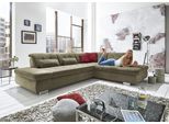 Ecksofa DIE PLANBAR "MP-IN17004 L-Form, Breite 323 cm, mit Federkern-Polsterung", beige (olive), B:323cm H:84cm T:260cm, 100% Polyester, Sofas, Ecksofa, inkl. Sitztiefenverstellung, wahlweise weitere Funktionen
