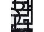 Leinwandbild OTTO HOME "Abstrakte Kunst", schwarz-weiß (farbe bild(er): schwarz, weiß), B:80cm H:120cm T:2cm, Canvas, Holzrahmen, Bilder, Leinwandbild, Premium-Leinwandstoff, Handarbeit aus Deutschland, 120x80cm