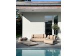 Gartensessel KARUP DESIGN "BUCKLE-UP Chair out™, LoungesesselI in Schlafplatz verwandelbar", beige, B:95cm H:68cm T:70cm, Polyester und Schaumfüllung;Webstoff-Bezug (100% Acryl Dralon), Sessel, Gartensessel, Outdoor geeignet, Schmutz- und Wasserabweisend, Made in Europe