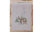 Stickläufer "Rehe Winterlandschaft"