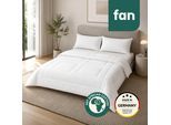 Naturfaserbettdecke FAN "African Cotton, 135x200 cm und weitere Größen", beige, B:135cm L:200cm, Bezug: 100% Baumwolle. Füllung: 100% Lyocell (TENCEL™), Bettdecken, Naturfaserbettdecke, Bettdecke für Winter oder Sommer. Hergestellt in Deutschland
