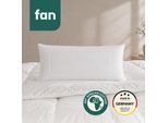 Kopfkissen FAN "African Cotton, 40x80 & 80x80 cm", beige, B:40cm L:80cm, Bezug: 100% Baumwolle. Füllung: 60% Polyester, 40% Lyocell, Kopfkissen, Kopfkissen, Kopfkissen mit hochwertigem Baumwollbezug (KBA), Made in Germany