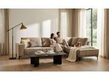 Ecksofa OTTO HOME "OLAND Chenille L-Form, B: 289 cm, Skandi-Design", beige (taupe), B:289cm H:85cm T:210cm, 100% Polyester, Sofas, Ecksofa, Struktur, Flachgewebe, Luxus-Microfaser, Boucle