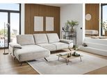 Ecksofa DIE PLANBAR "ZE-EM18063, Breite 322 cm", beige (cyber ecru), B:322cm H:89cm T:187cm, 100% Recyceltes Polyester, Sofas, Ecksofa, wahlweise mit Sitztiefen- und Armteilverstellung