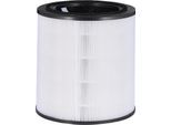 Kombifilter BOSCH "3-in-1 HEPA Filter mit Hocheffizienter Aktivkohlefilter", weiß, B:23cm H:23,5cm T:23cm Ø:23cm, Filterkartuschen, Kombifilter