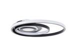 BRILLIANT LED Deckenleuchte "Opame", schwarz, Ø 40cm H: 5cm, 1 Stk., Leuchten, Ø 41 cm, 4400 lm, dimmbar, 3000-6500 K, Fernbedienung, Metall, schwarz, LED Deckenleuchte