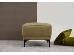 Hocker OTTO HOME "Oland Struktur fein Polsterhocker", grün (olive), B:56cm H:45cm T:58cm, 100% Polyester, Hocker, Hocker, passend zur Serie OLAND
