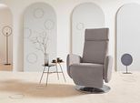 TV-Sessel SIT & MORE "Kobra", grau, B:71cm H:110cm T:82cm, Struktur imprägniert (100% Polyester);Luxus-Microfaser ALTARA NUBUCK (100% Polyester);Struktur (52% Polyester, 35% Polyacryl, 13% Baumwolle);Luxus-Microfaser weich (90% Polyester, 10% Polyamid);Luxus-Microfaser Lederoptik (100% Polyester), Sessel, manuelle Relaxfunktion