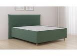 BRUNO Boxspringbett Premium 240x200cm in Grün | Matratzen-Härtegrad: Link H3 / Rechts H3 | mehrfach ausgezeichnet in Design & Qualität