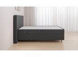 BRUNO Boxspringbett Premium 240x200cm in Schwarz Anthrazit | Matratzen-Härtegrad: Links H2 / Rechts H2 | mehrfach ausgezeichnet in Design & Qualität