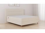 BRUNO Boxspringbett Premium 240x200cm in Beige | Matratzen-Härtegrad: Links H2 / Rechts H2 | mehrfach ausgezeichnet in Design & Qualität