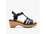 Seannah Madi Zwarte Leren Sandalen
