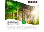 Gardinenstange INDEKO "Bern", schwarz, L:110cm, Aluminium, Gardinenstangen, Gardinenstange, Innenlauf Komplett-Set inkl. Gleitern und Montagematerial