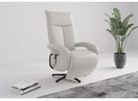 TV-Sessel SIT & MORE "Amica, inkl. Kopfteilverstellung & Drehfunktion", weiß (reinweiß), B:74cm H:112cm T:82cm, Sessel, TV-Sessel, wahlweise mit 2 Motoren, Akku und Aufstehhilfe