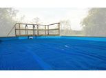 Pool-Abdeckplane WEKA, blau, B:200cm L:410cm, Polyethylen (PE), Planen, Pool-Abdeckplane, für Rechteckpool Gr. 1