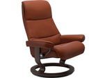 Relaxsessel STRESSLESS "View", braun (copper paloma), B:78cm H:105cm T:78cm, Leder BATICK: BATICK ist ein leicht korrigiertes, durchgefärbtes und genarbtes Möbelleder, bei dem die meisten Unebenheiten und Spuren in der Regel entfernt wurden.;Leder PALOMA: PALOMA ist ein durchgefärbtes Semianilin-Möbelleder mit natürlicher Narbung.;ROHLEDER Stoff Q2 FARON: Ein fester zuverlässiger Bouclé mit einem