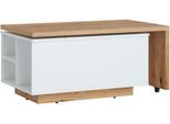 Couchtisch HOME AFFAIRE "Dalano", alpinweiß, coast evoke eiche, B:95cm H:45,3cm T:54cm, Tische, Couchtisch