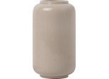 Tischvase OTTO HOME "Ylvii, innen vollständig glasiert und wasserundurchlässig", beige (creme glänzend), H:22cm Ø:12cm, Keramik, Vasen, Tischvase, aus Keramik, uni matt oder mit glänzender Effektglasur, creme und blau