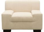 Sessel OTTO HOME "Faxxe 101 x 85 cm, stabile Konstruktion", beige (creme), B:101cm H:74cm T:85cm, 90% Polyester, 10% Nylon, Sessel, Sessel, aus haustierfreundlichem Pet Friendly Cord