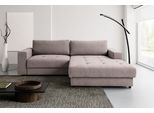 Ecksofa WERK2 "Indiana 270 x 182 cm inkl. Bettfunktion & Bettkasten modern und bequem", braun (beige), B:270cm H:76cm T:182cm, 92% Polyester, 8% Nylon, Sofas, Ecksofa, Luxus-Microfaser weich ENJOY NEW, L-Form, XXL, Schlaffunktion