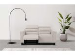 2-Sitzer OTTO HOME "Carpari Webstoff, 162 cm, man./elektr. Relaxfunktion", beige (creme), B:162cm H:97cm T:100cm, Sofas, 2-Sitzer, (USB A/C), sowie Kopfteilverstellung