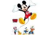Wandtattoo KOMAR "Mickey and Friends - Größe 50 x 70 cm", bunt, B:50cm H:70cm, Folie, Wandtattoos, Wandtattoo, selbstklebend, Wandsticker, Kinderzimmer
