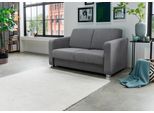 Ecksofa HOME AFFAIRE "Lazio modern und bequem, schmale Armlehnen, tolle Detailverarbeitung", grau, B:159cm H:88cm T:87cm, 100% Polyester, Sofas, Ecksofa, mit 2 Einzelauszügen als Längsschläfer