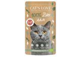 CAT'S LOVE Bio Nassfutter Katze Adult in Gelee Rind 24x100 g