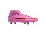 Nike Mercurial Superfly 10 voetbalschoenen voor heren, voor zachte ondergrond (Roze/Zwart)