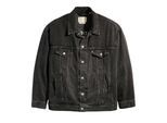 Levis Mens Liberation denim truckerjack (Zwart)