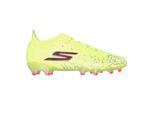 Skechers Heren Crackle Effect Firm Ground Voetbalschoenen (Geel/Zwart)