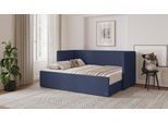 BRUNO Flexibett 160x200 in Blau | Tagesbett inkl. Matratze & Lattenrost