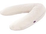 Stillkissen TRÄUMELAND "Kissen Twister grün", beige, B:16cm H:10cm L:190cm, Baumwolle, Funktionskissen, vielseitige Anwendungsmöglichkeiten