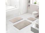 Badematte GRUND "Molena", beige (cappuccino), H:28mm, Polyester, Badematten, Badematte, Hoher LUXURYSOFT-Flor aus Polyester, 5 Jahre Garantie