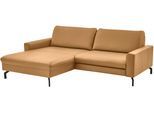 Ecksofa DIE PLANBAR "PN-EM20028 L-Form ohne Kopfstützen", gelb (kurkuma), B:248cm H:89cm T:179cm, Sofas, Ecksofa, wahlweise mit motorischem Canape